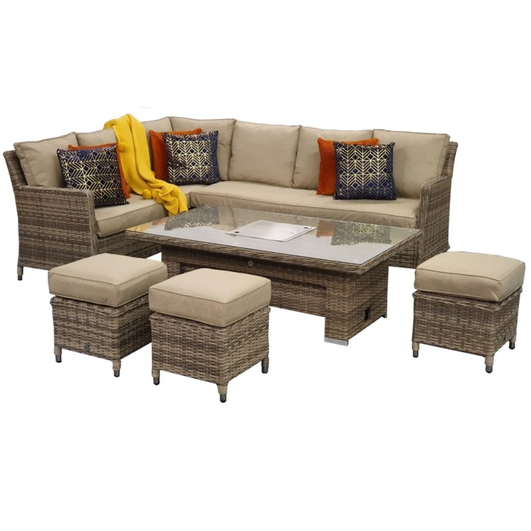 Edwina corner discount dining sofa set